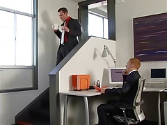 fuck in suit and black socks