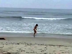 Busty milf enjoys passionate sex with her lover on the beach