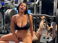 SLUT IN THE GYM WITH HER COACH LINKS + MORE In the description!!! Check that out!