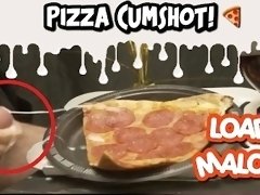 blasting pizza with my gooey cum ~ LoadsMalone