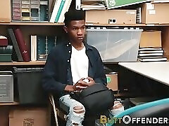 Shoplifting ebony teen