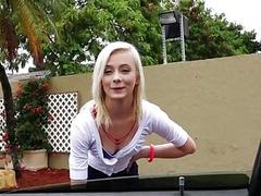 Blonde teen Maddy Rose fucked and facial