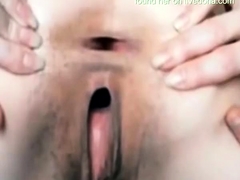 Fetish gaping ass spread