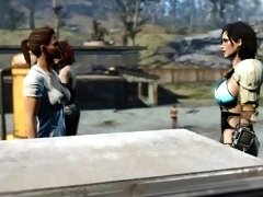 Beautiful prostitutes perfectly please guys and girls in Fallout game  PC Game