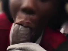 Big lips sucked all the cum out of my cock
