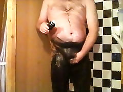Black paint and wanking