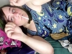 Smoking Fetish Hair Brushing Goth Bbw transgender
