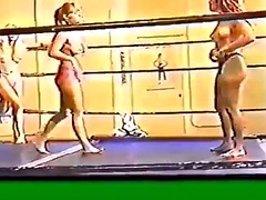 Tina Antman vs Candi vintage wrestling